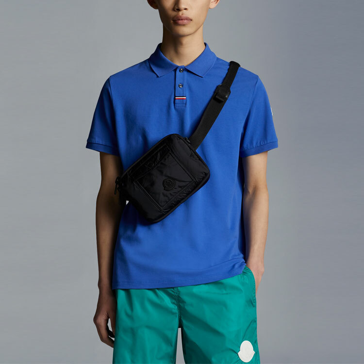 【代購】Moncler SS22 Polo Shirts Men Ink Blue