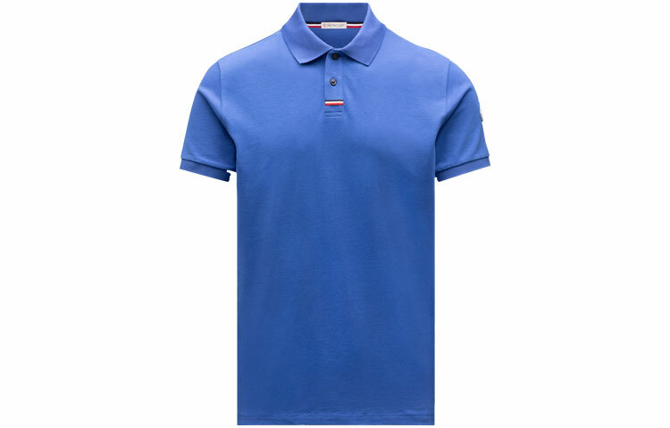 【代購】Moncler SS22 Polo Shirts Men Ink Blue