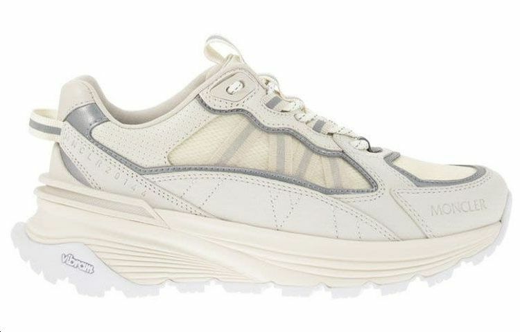 【代購】Moncler Cushioned Slip-Resistant Low-Top Sports Casual Shoes Women's White