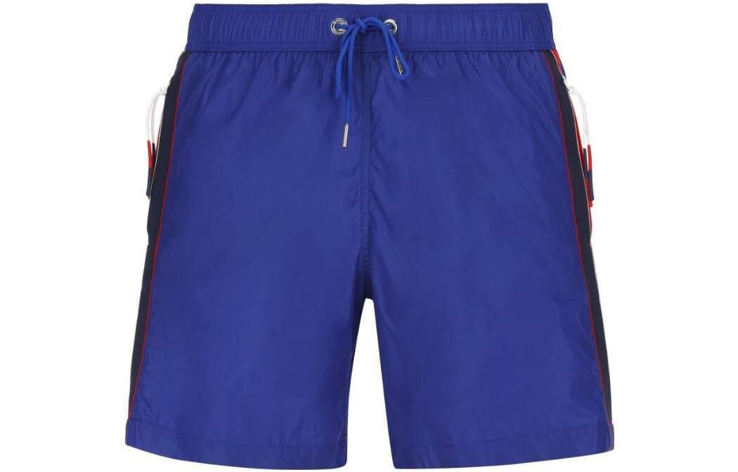 【代購】Moncler Logo Patch Drawstring Boxer Swim Shorts