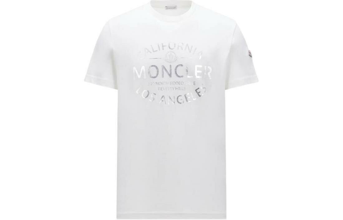 【代購】Moncler Laminated Logo Print T Shirt