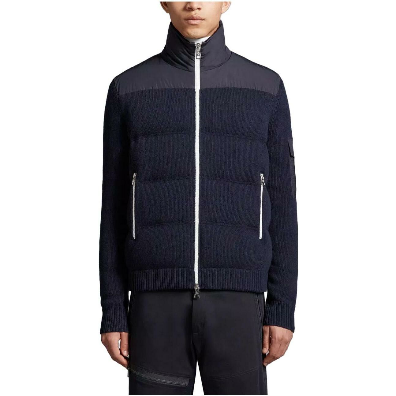 【代購】Moncler Knitted Wool Quilted Jacket