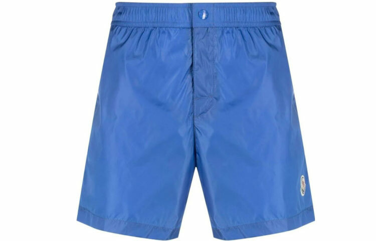 【代購】Moncler Logo Patch Drawstring Swim Shorts