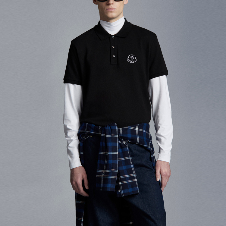 【代購】Moncler SS22 Polo Shirt Men's Black