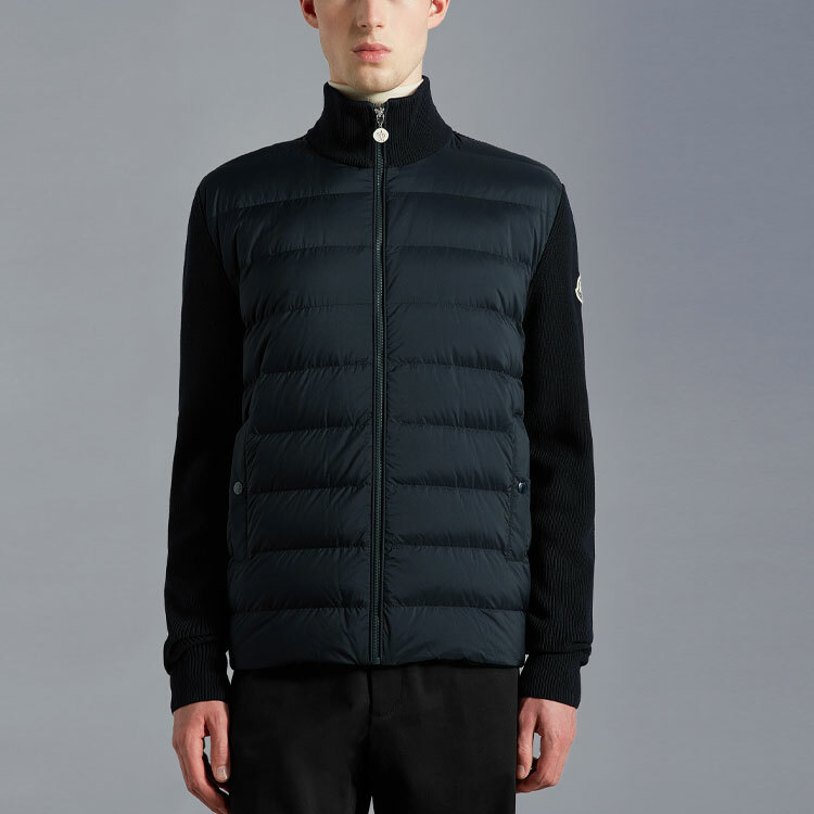【代購】Moncler Knitted Padded Zip up Jacket