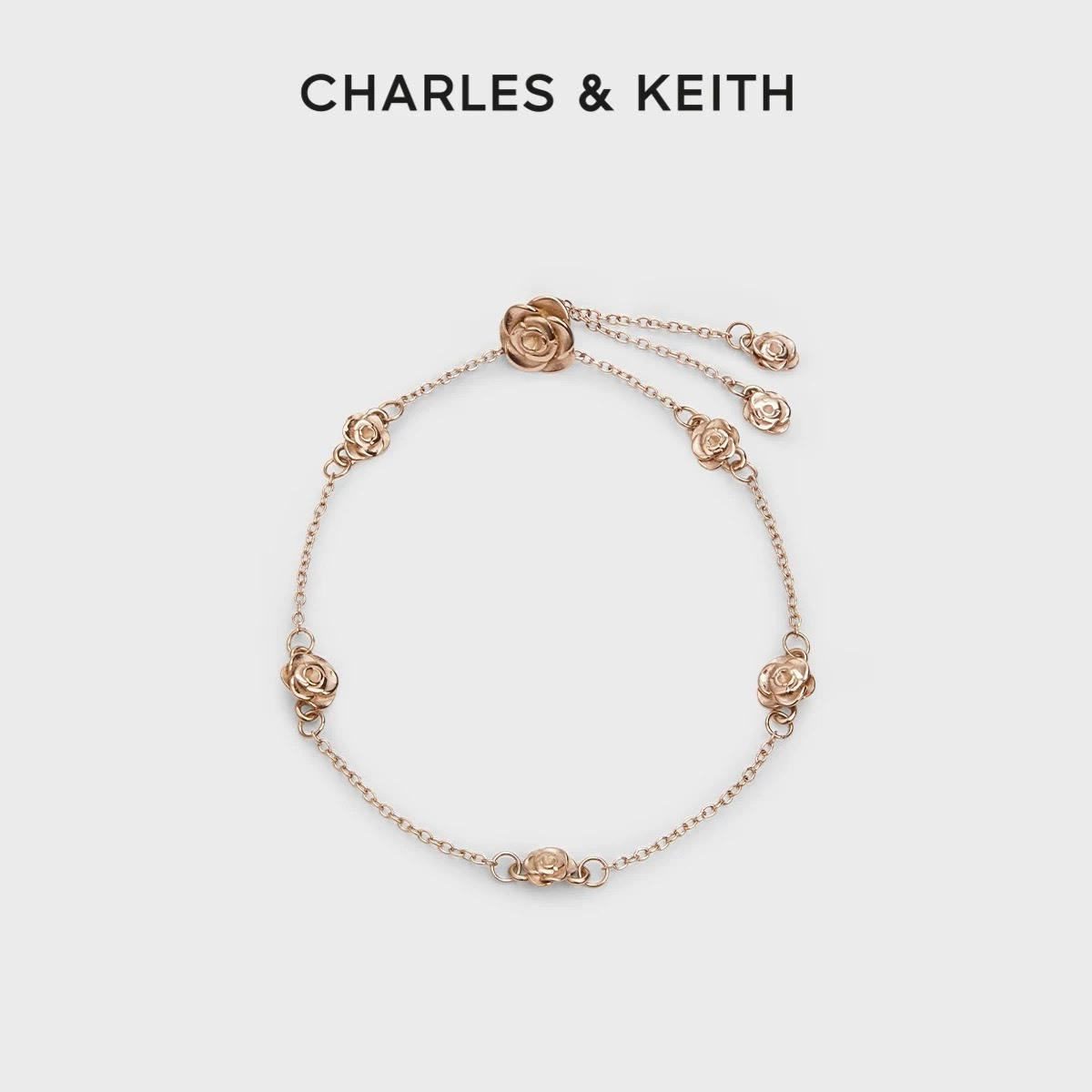CHARLES & KEITH 小CK 夏新 玫瑰後花園系列 可調節 CK5-13220044