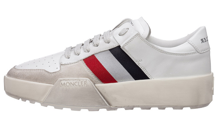 【代購】Moncler Skateboard Shoes Men Low-Top White