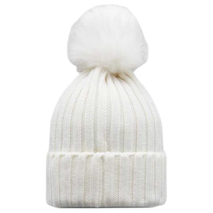 【代購】Moncler Merino Fine Wool Beanies Women's White