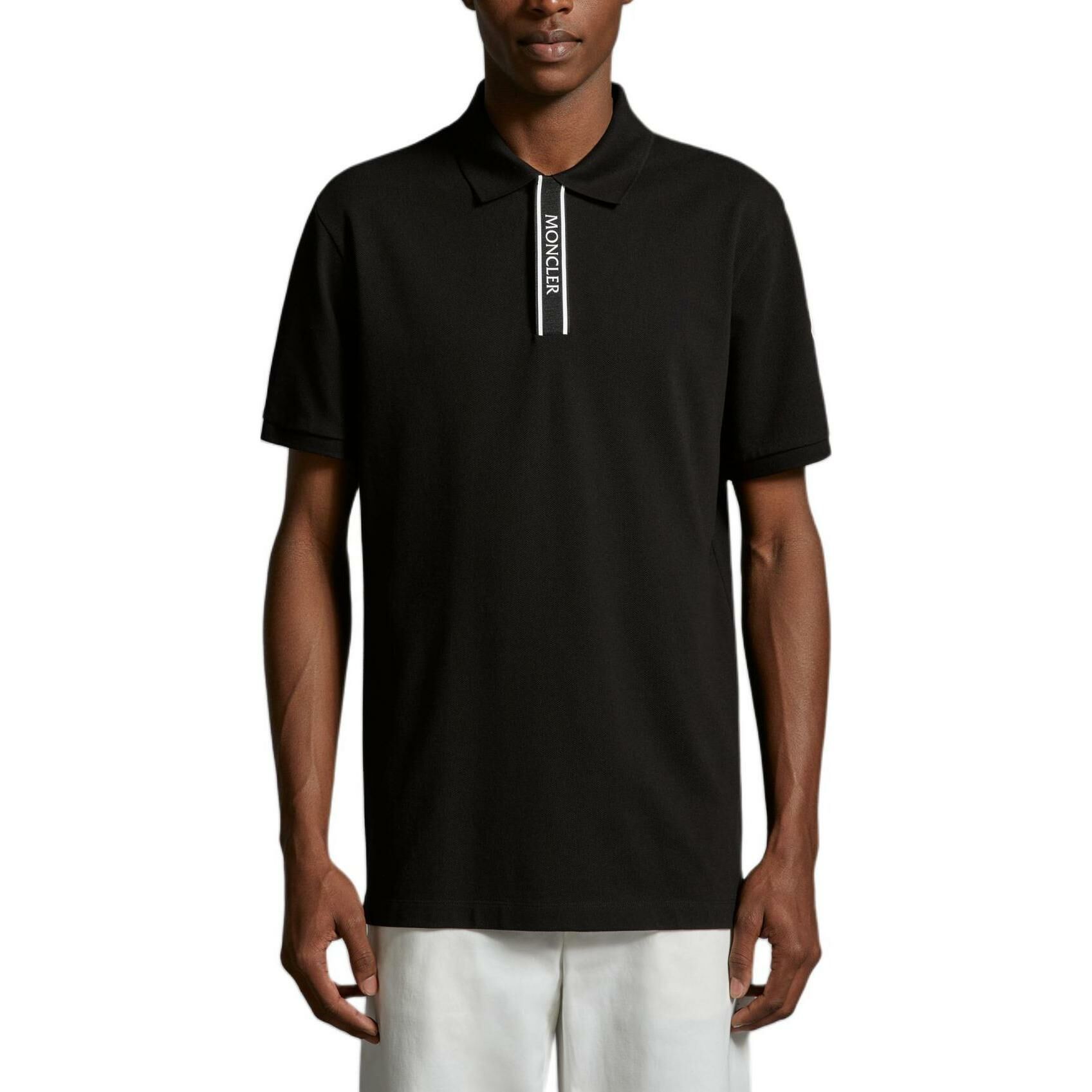 【代購】Moncler Logo Patch Short Polo Shirt