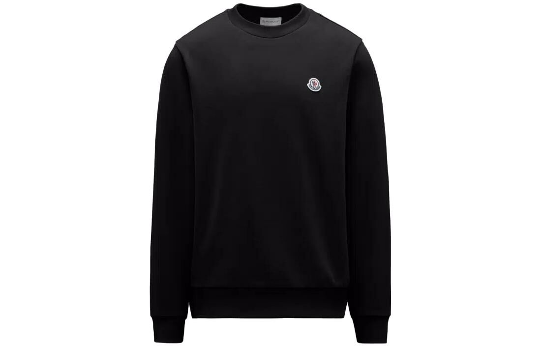 【代購】Moncler Logo Patch Sweatshirt Men's Black