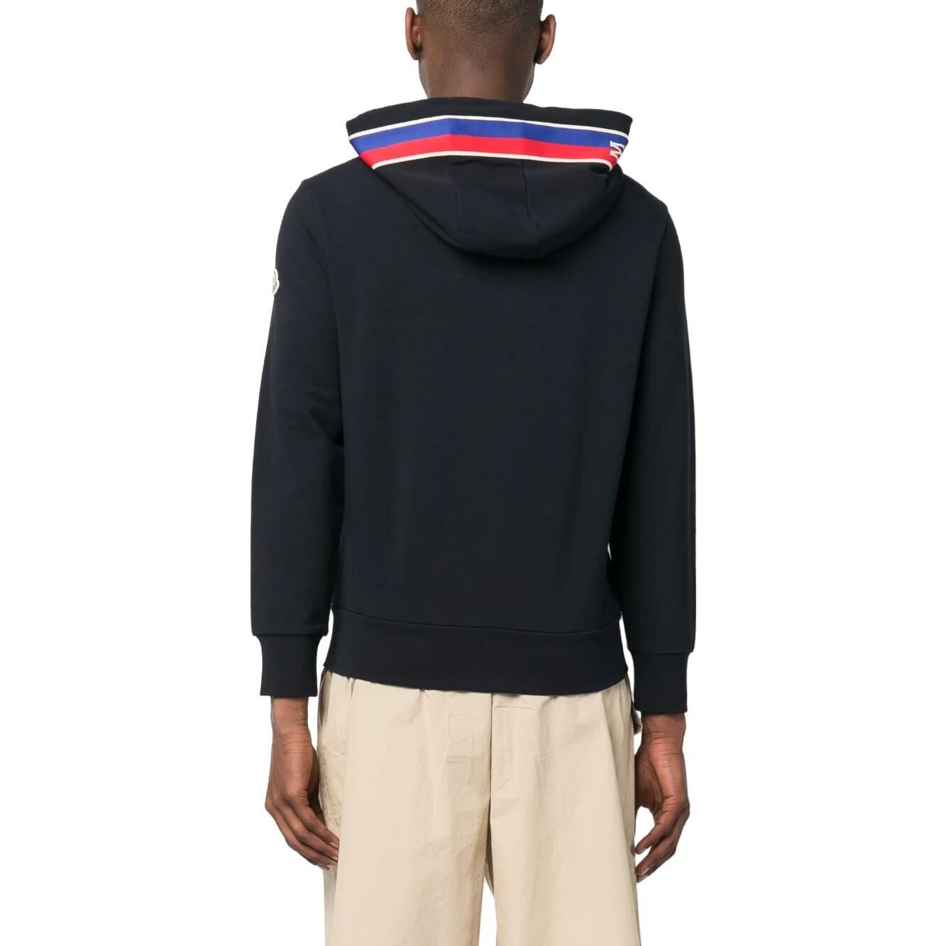 【代購】Moncler Logo-strip Zip-up Hoodie