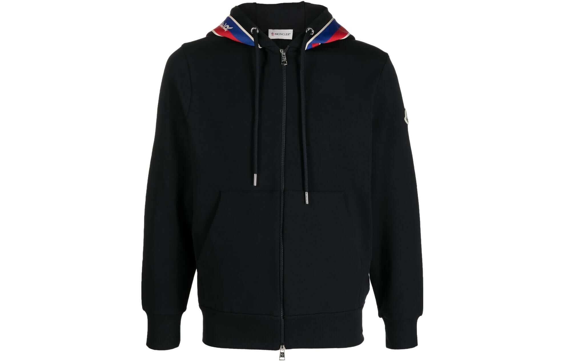 【代購】Moncler Logo-strip Zip-up Hoodie