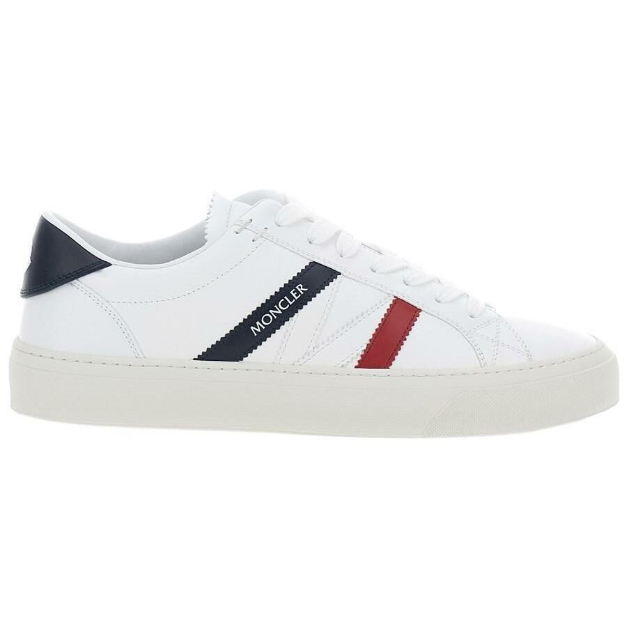 【代購】Moncler Monaco Low Top Skateboard Shoes Men's White