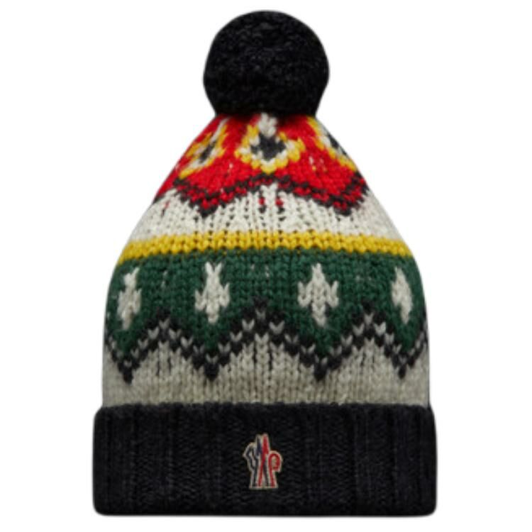 【代購】Moncler Virgin Wool Polyamide Beanies Kids' Black