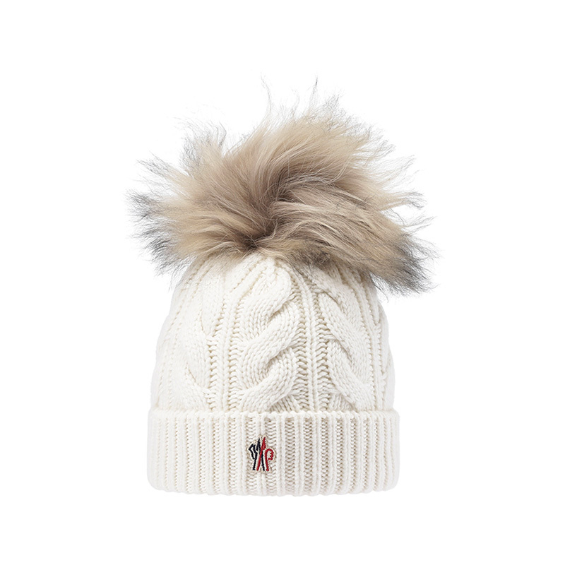 【代購】Moncler Pompom Knit Beanie Hat