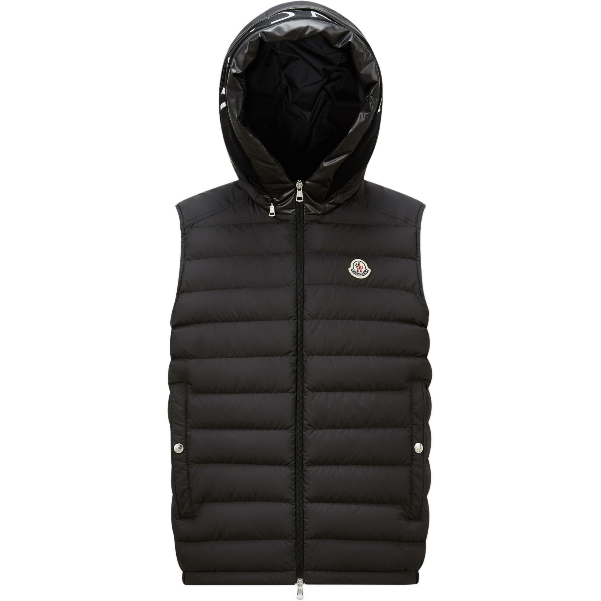 【代購】Moncler Logo Patch Zip Up Padded Vest