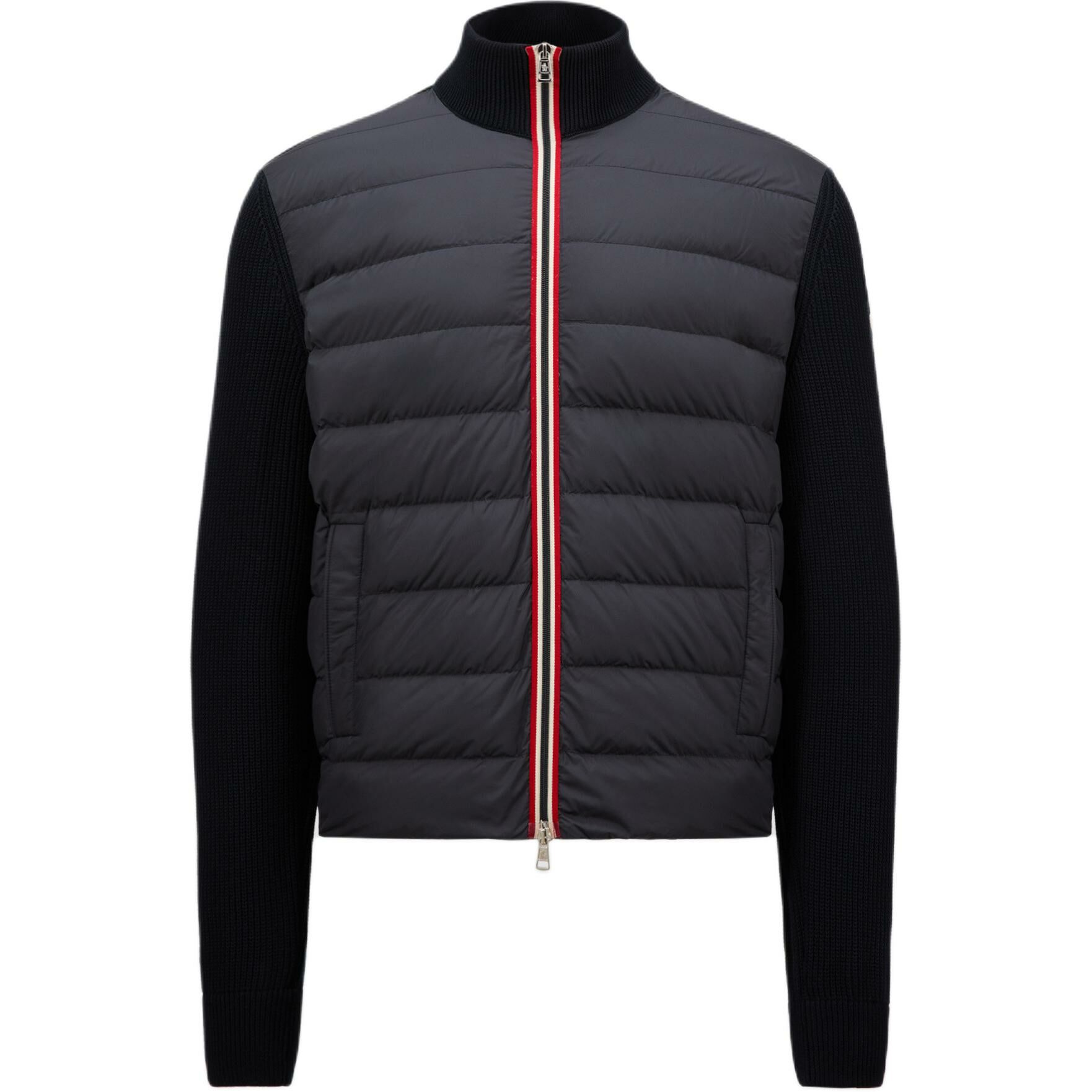 【代購】Moncler Logo Patch Zip Up Cardigan