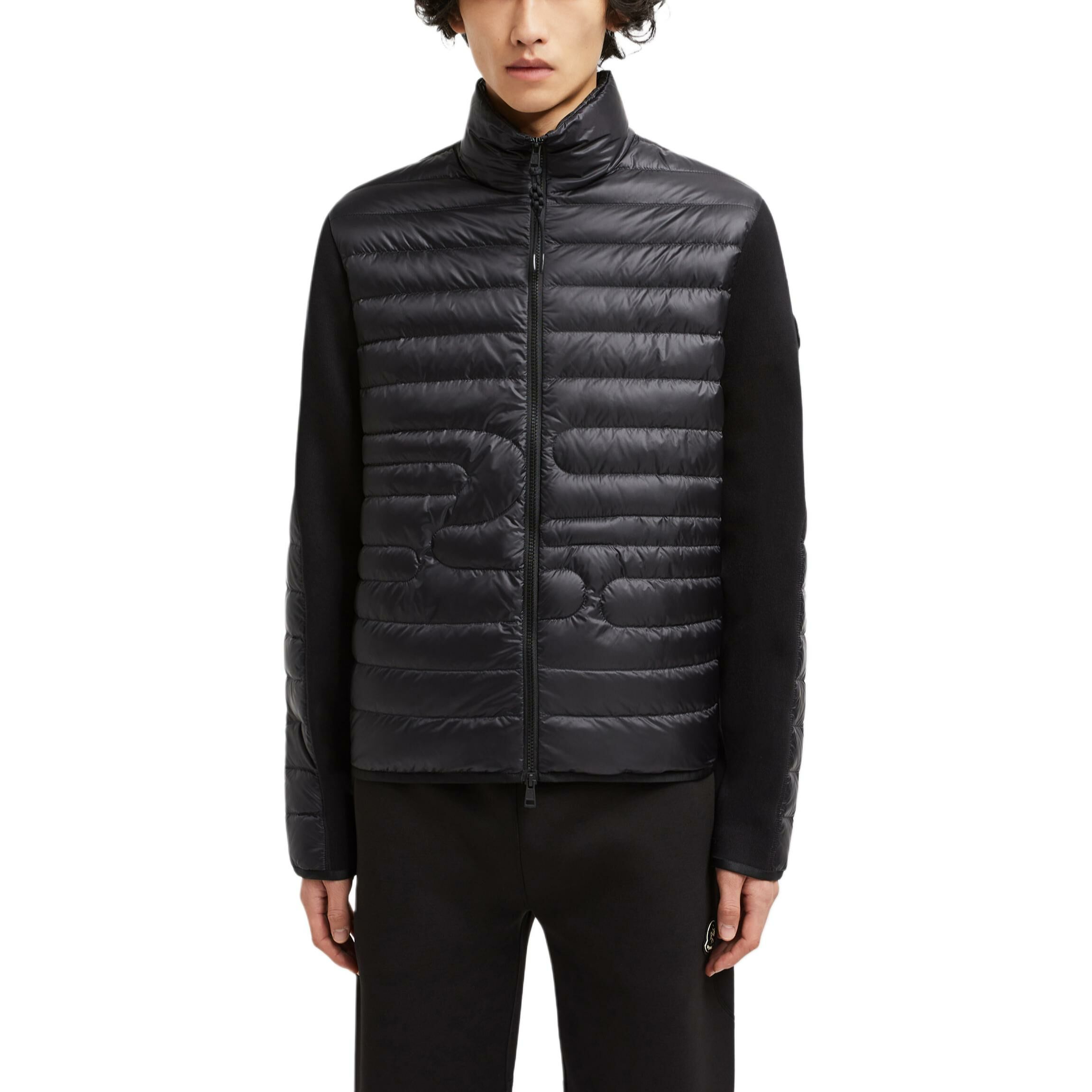 【代購】Moncler Logo Patch Padded Cardigan