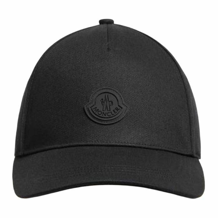 【代購】Moncler Logo Patch Curved Peak Baseball Cap