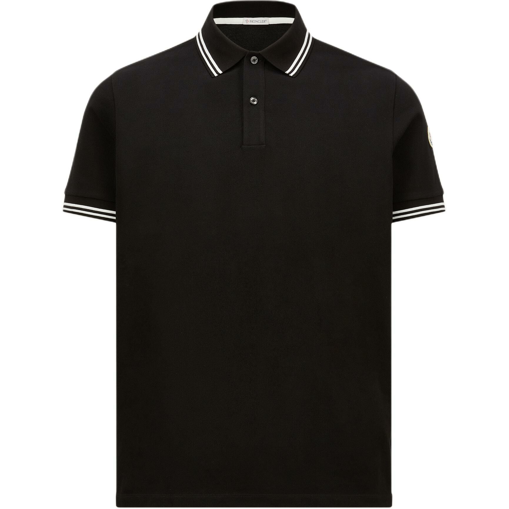 【代購】Moncler Logo Patch Short Sleeved Polo Shirt