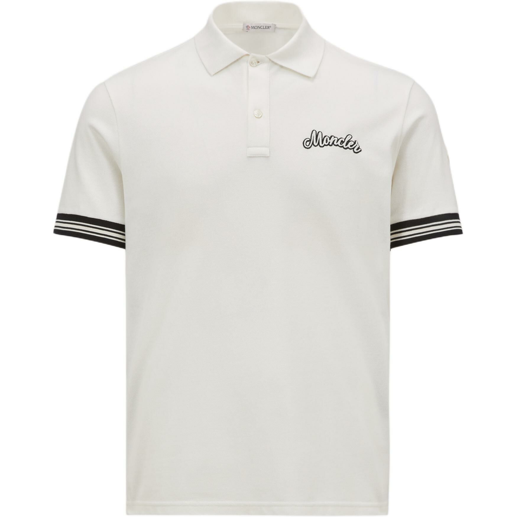 【代購】Moncler Logo Embroidered Short Sleeved Polo Shirt