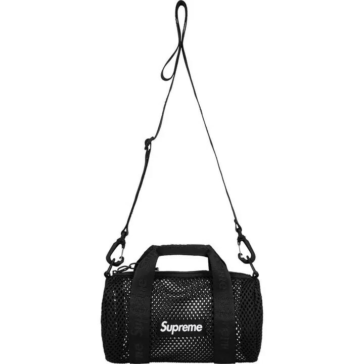Supreme 25SS Mesh Mini Duffle Bag 3L 小水桶包 黑/落葉 SS25MM08DB