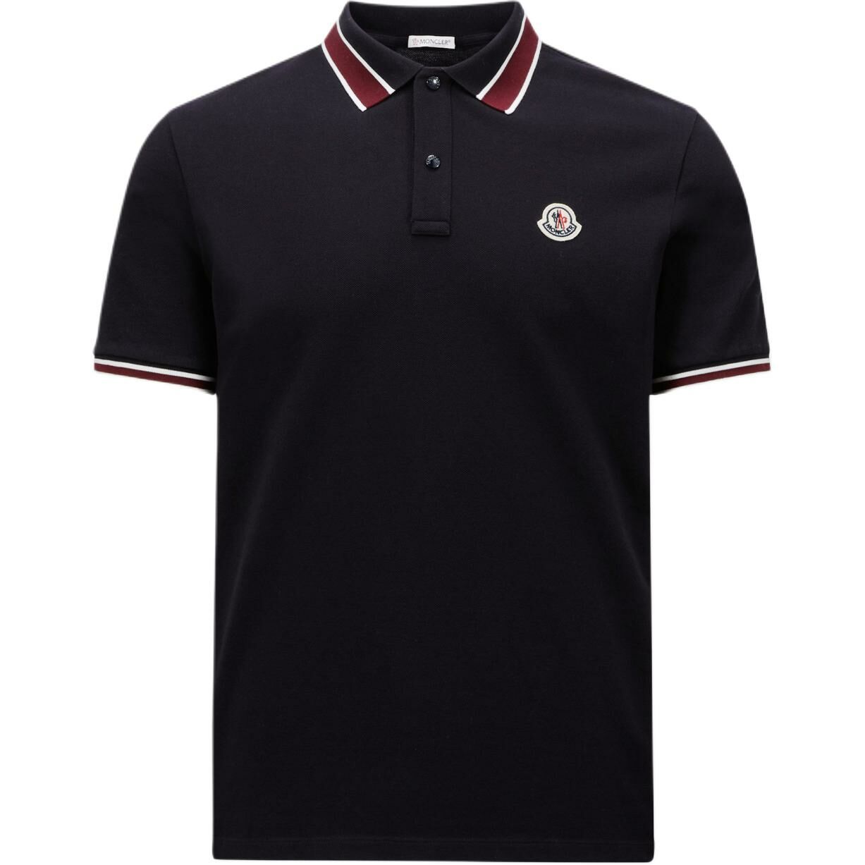 【代購】Moncler Logo Patch Short Sleeved Polo Shirt