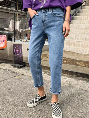 ᴴᴼᵀ ▸▸店長推薦◃◃ 春夏新款/錐型男友褲  MANIFEST正韓🇰🇷