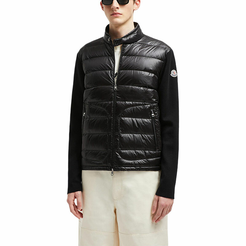 【代購】Moncler Tricot Zip Up Padded Cardigan
