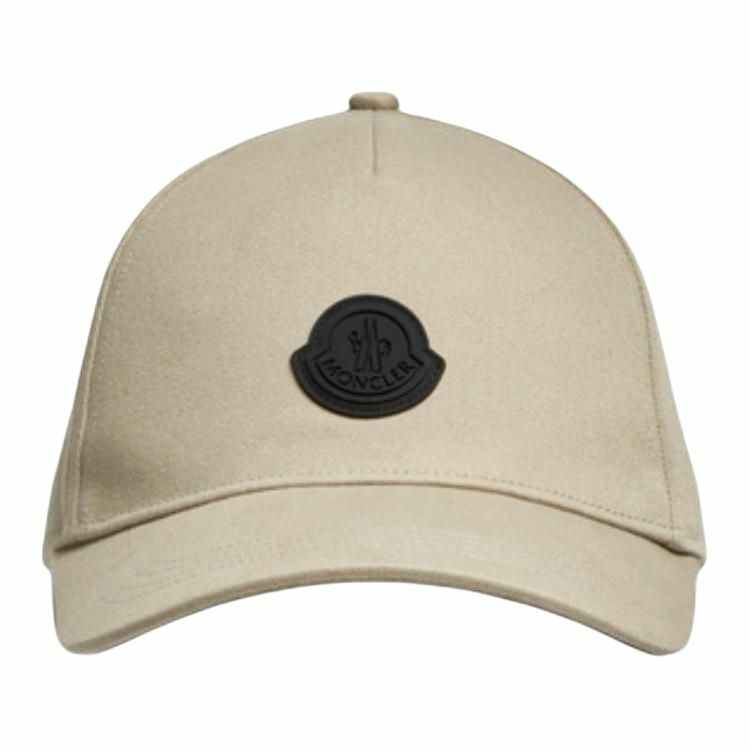 【代購】Moncler Logo Patch Curved Peak Baseball Cap