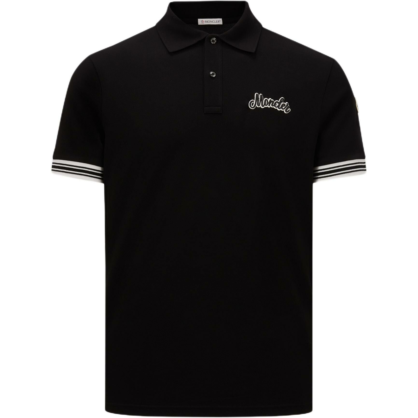 【代購】Moncler Logo Embroidered Short Sleeved Polo Shirt