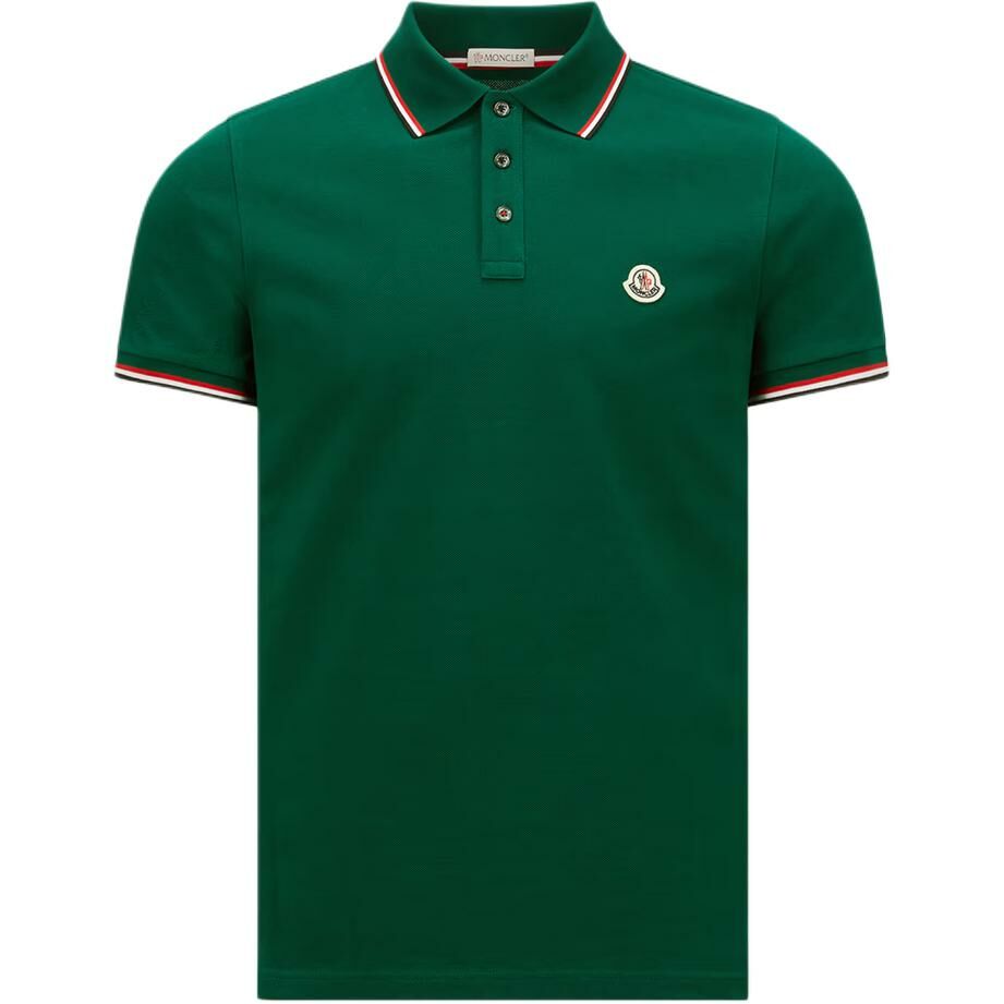 【代購】Moncler Logo Patch Short Sleeved Polo Shirt