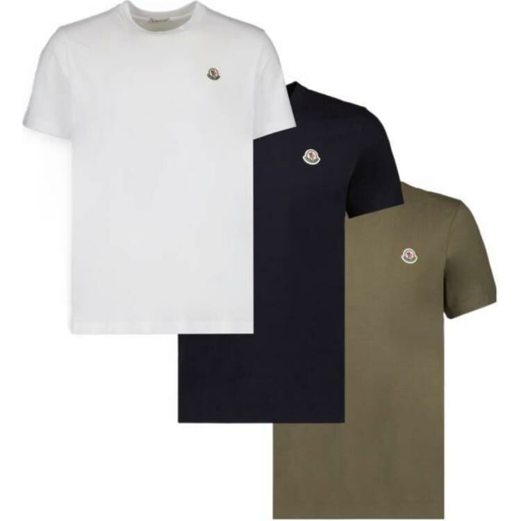 【代購】Moncler Pack Of Three Crewneck T Shirt