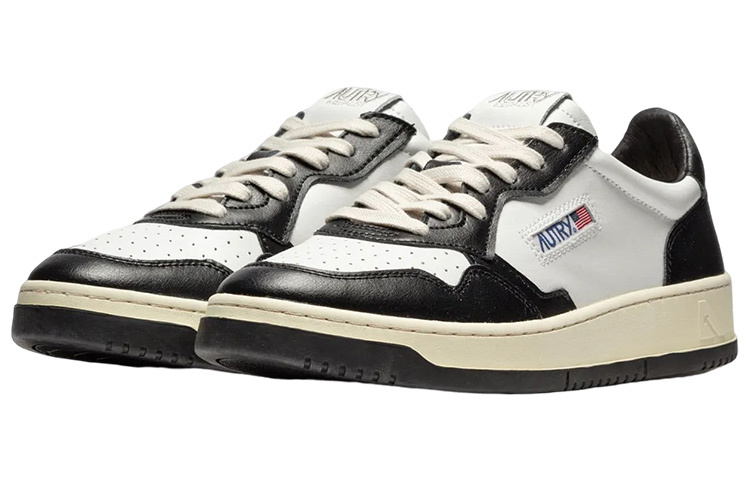 【代購】AUTRY Medalist Low Leather 'Black White' Women's