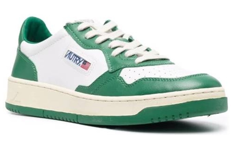 【代購】AUTRY Medalist Low Leather 'Green White' Women's