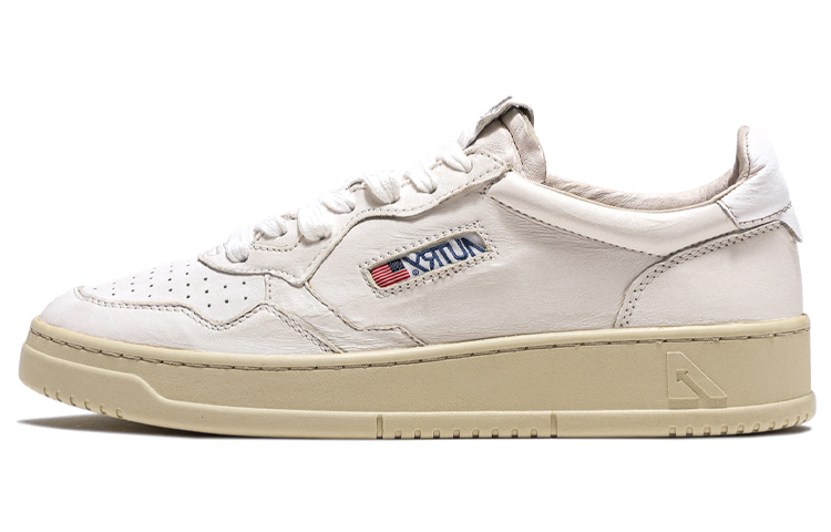 【代購】AUTRY Medalist Leather Low Goatskin White Women's