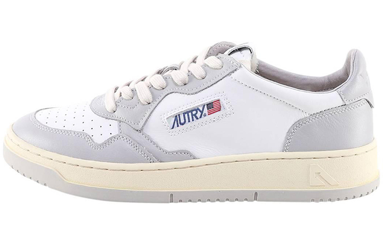 【代購】AUTRY Medalist Low Leather 'Grey White' Women's