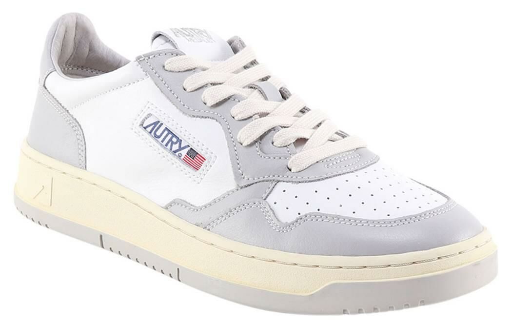 【代購】AUTRY Medalist Low Leather 'Grey White' Women's