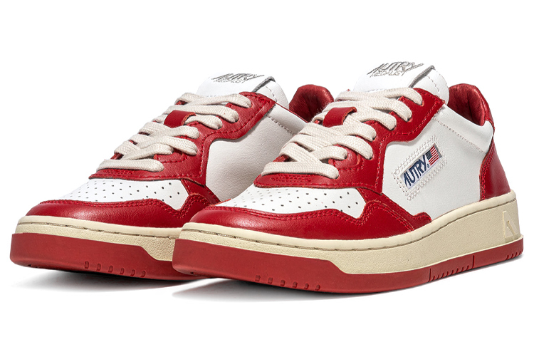 【代購】AUTRY Medalist Low Leather 'Red White' Women's