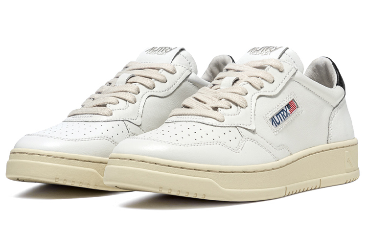 【代購】AUTRY Medalist Low Leather 'White Black' Women's