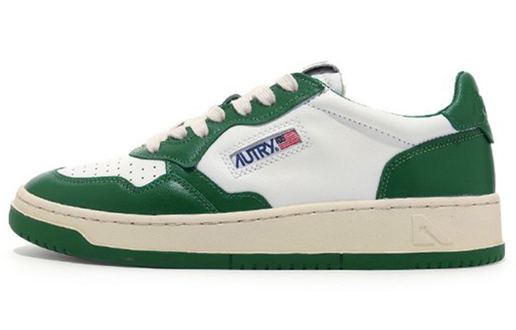 【代購】AUTRY Medalist Low Leather 'Green White'