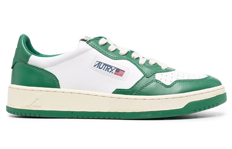 【代購】AUTRY Medalist Low Leather 'Green White'