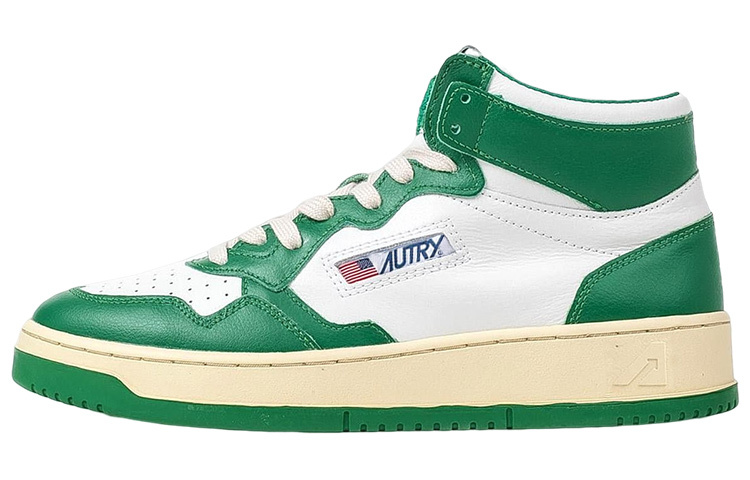 【代購】AUTRY Medalist High top Sneakers 'White Green'
