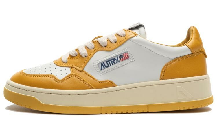 【代購】AUTRY Medalist Low Bicolor 'White Yellow' Women's