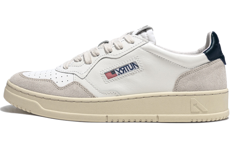 【代購】AUTRY Medalist Low Leather 'White Suede Blue' Women's