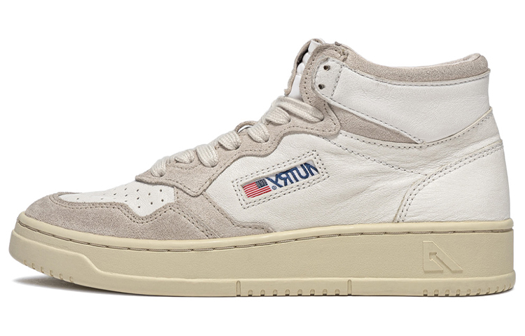 【代購】AUTRY Medalist Mid Leather And Suede 'White' Women's