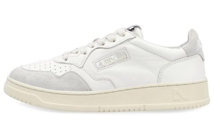 【代購】AUTRY Open Low Leather Suede 'White' Women's