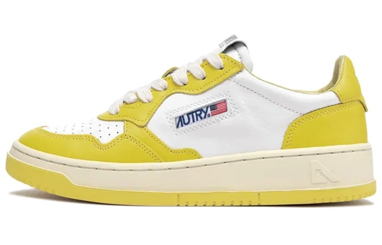 【代購】AUTRY Medalist Low Top Bicolor 'White Yellow' Women's