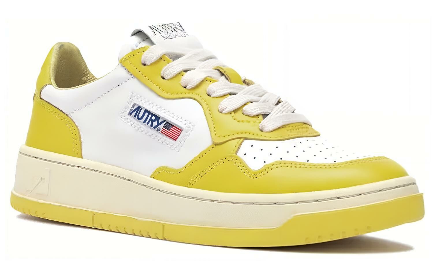 【代購】AUTRY Medalist Low Top Bicolor 'White Yellow' Women's