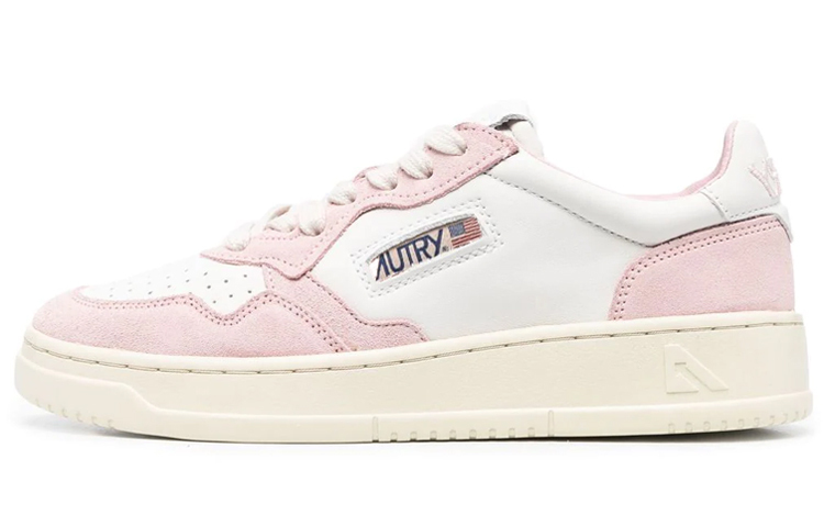 【代購】AUTRY Open Low Leather Suede 'Pink' Women's